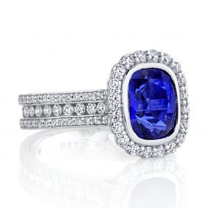 Sloane Street Blue Sapphire and Diamond Ring