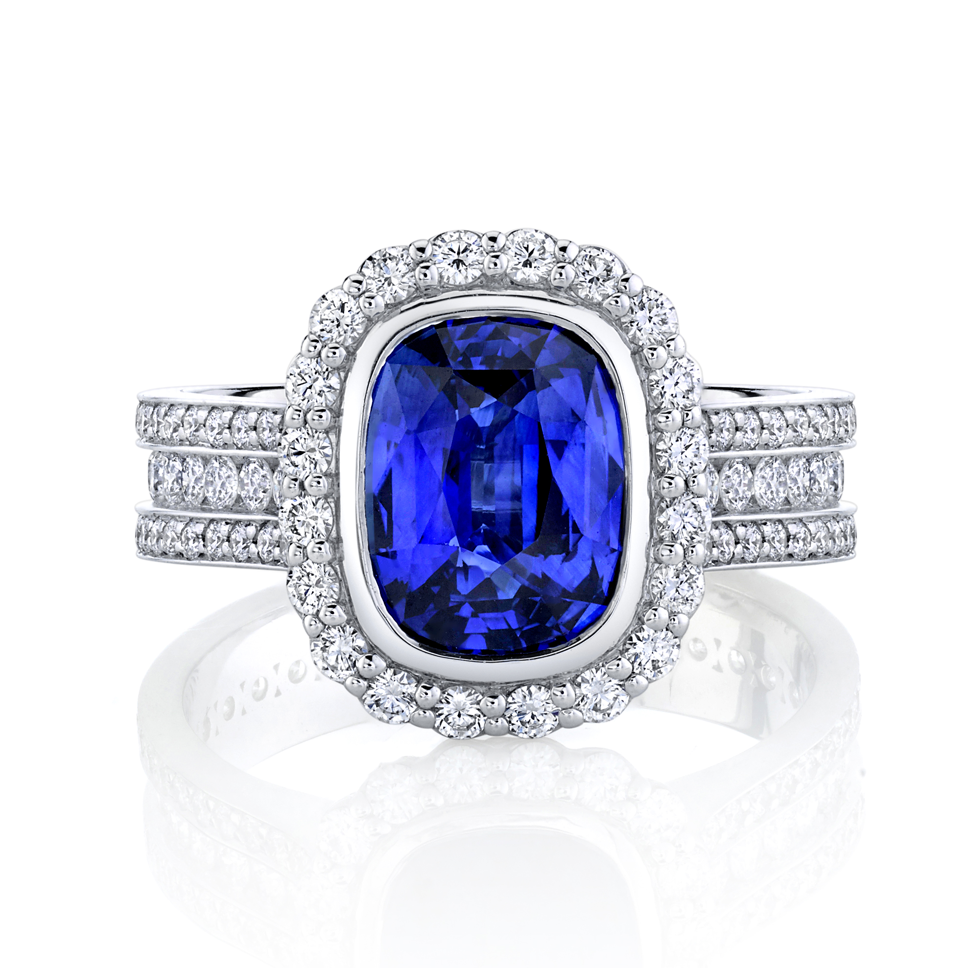 Sloane Street Blue Sapphire and Diamond Ring – Bailey's Fine Jewelry