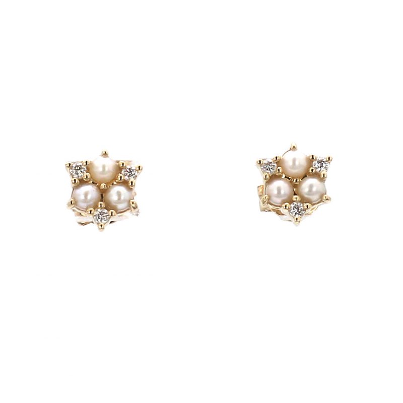 Bailey's Icon Collection Pearl Cluster Stud Earrings
