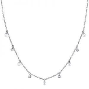 Bailey's Icon Collection Diamond & Cultured Pearl Necklace