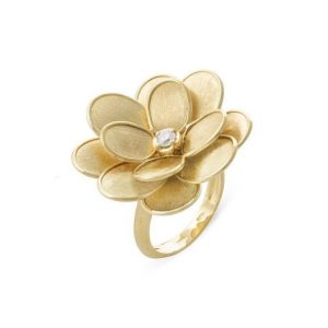 Marco Bicego Large Petali Flower Ring with Diamonds