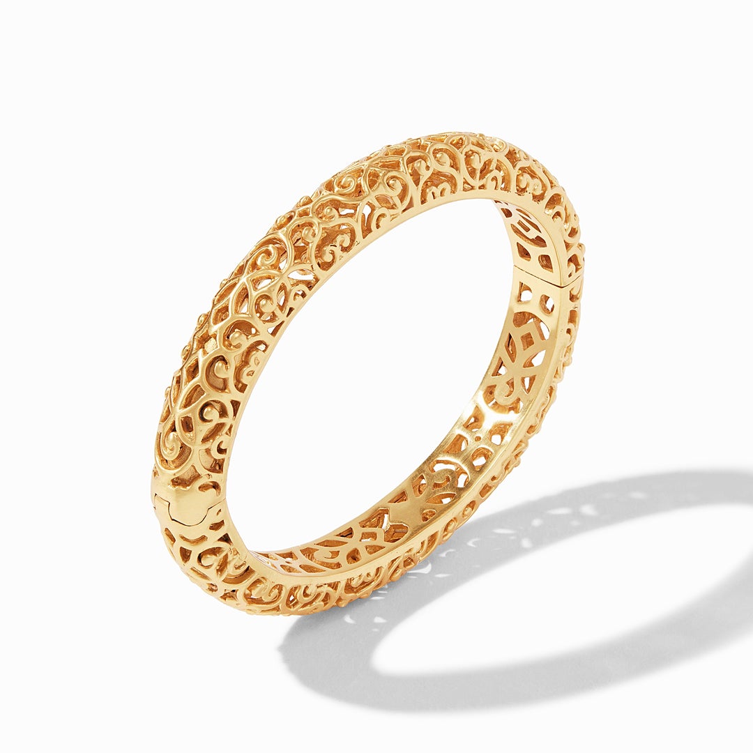 Julie Vos Aurora Hinge Bangle with Cubic Zirconia