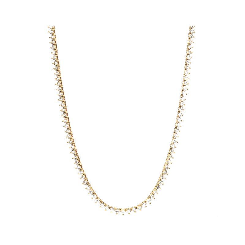 Yellow Gold Diamond Tennis Necklace – Bailey's Fine Jewelry
