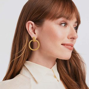Julie Vos Windsor Doorknocker Earrings