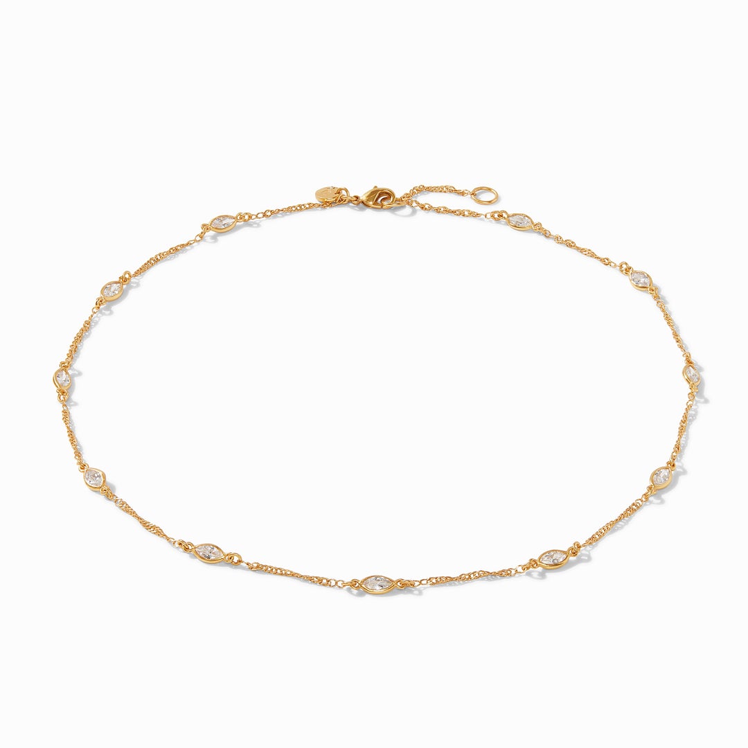 Julie Vos Bee Delicate Station Necklace