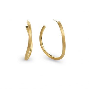 Marco Bicego Gold Link Medium Hoop Earrings