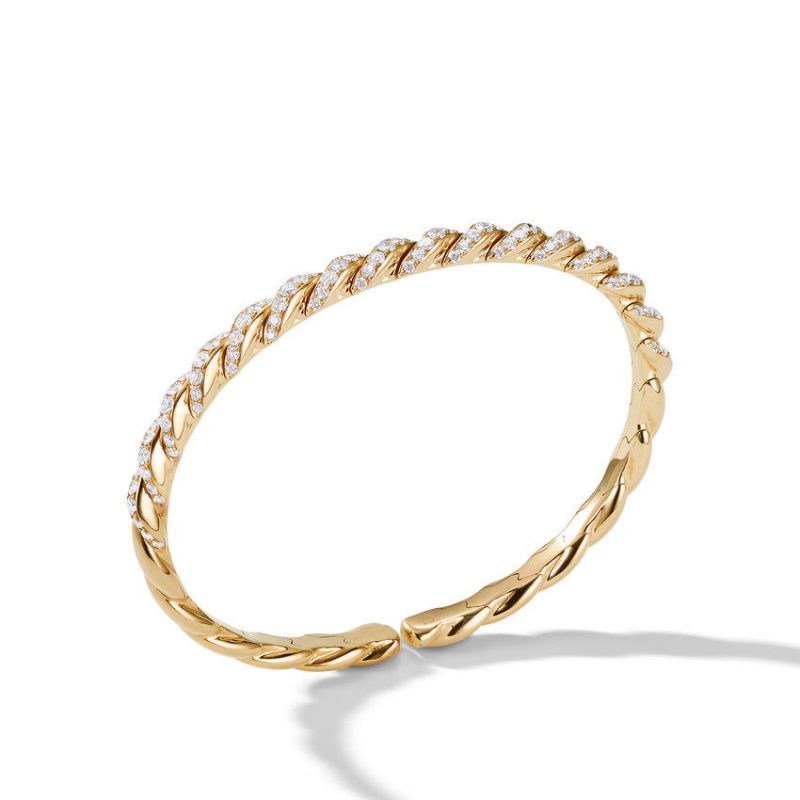 Pav�flex Bracelet in 18K Gold with Diamonds