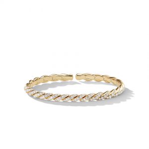 Pav�flex Bracelet in 18K Gold with Diamonds