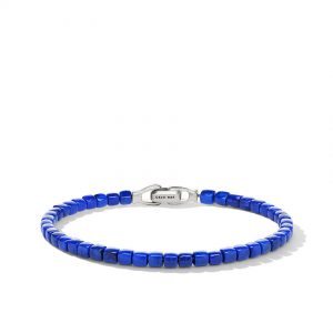 Spiritual Beads Cushion Bracelet with Lapis