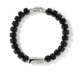 Empire Bead Bracelet with Black Onyx