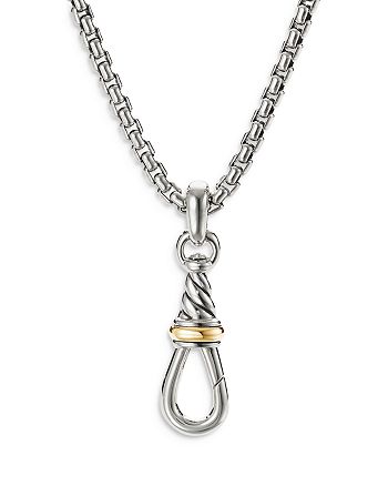 Medium Cable Amulet Grabber with 18K Gold