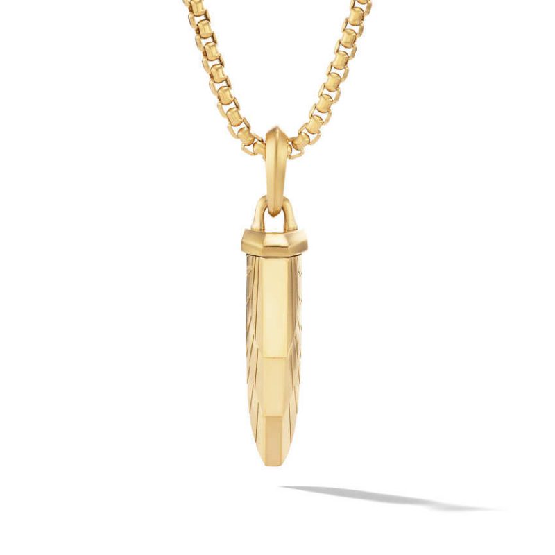 Empire Amulet in 18K Yellow Gold, 39.8mm