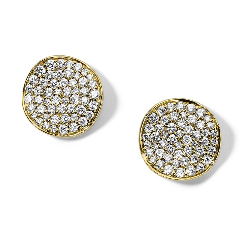 Ippolita Stardust Small Pave Diamond Flower Stud Earrings – Bailey's ...