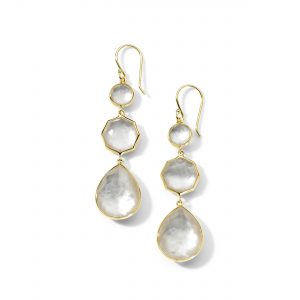 Ippolita Lollipop Small Crazy 8's Earrings in Mother of Pearl