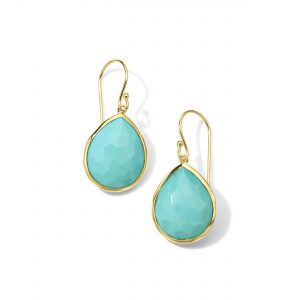 Ippolita Rock Candy Medium Teardrop Earrings in Turquoise