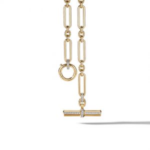 Lexington Necklace in 18K Yellow Gold with Diamonds