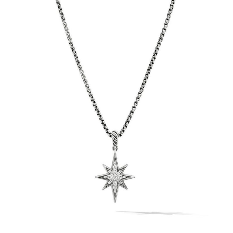 Cable Collectibles� North Star Necklace with Pav� Diamonds
