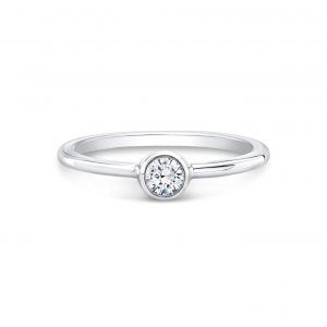 Forevermark Tribute Collection Bezel Solitaire Diamond Ring