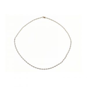 3.14ct Marquise Shaped Diamond Station Necklace
