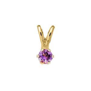 Bailey's Children's Collection February Birthstone Amethyst Pendant Necklace