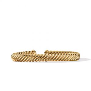 Cablespira� Oval Bracelet in 18K Yellow Gold
