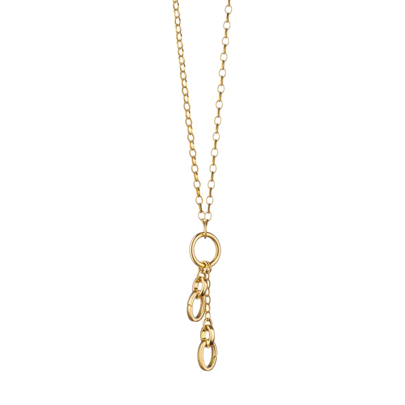 Monica Rich Kosann 22" "Design Your Own" Small Charm Chain Necklace in Yellow Gold