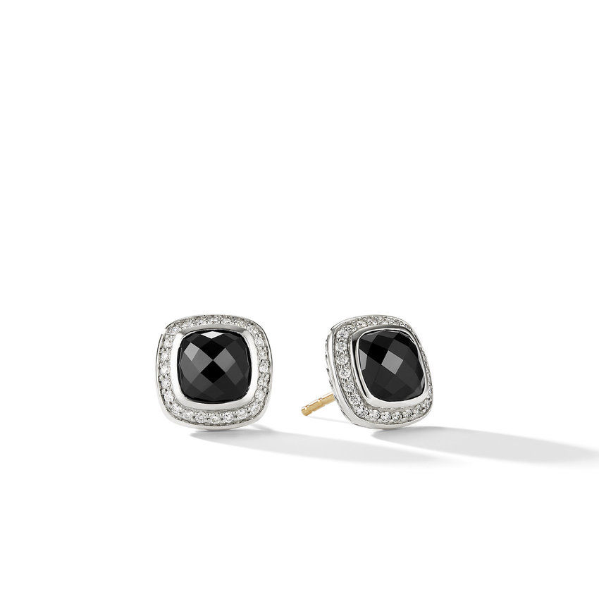 Earrings with Black Onyx and Diamonds – Bailey's Fine Jewelry