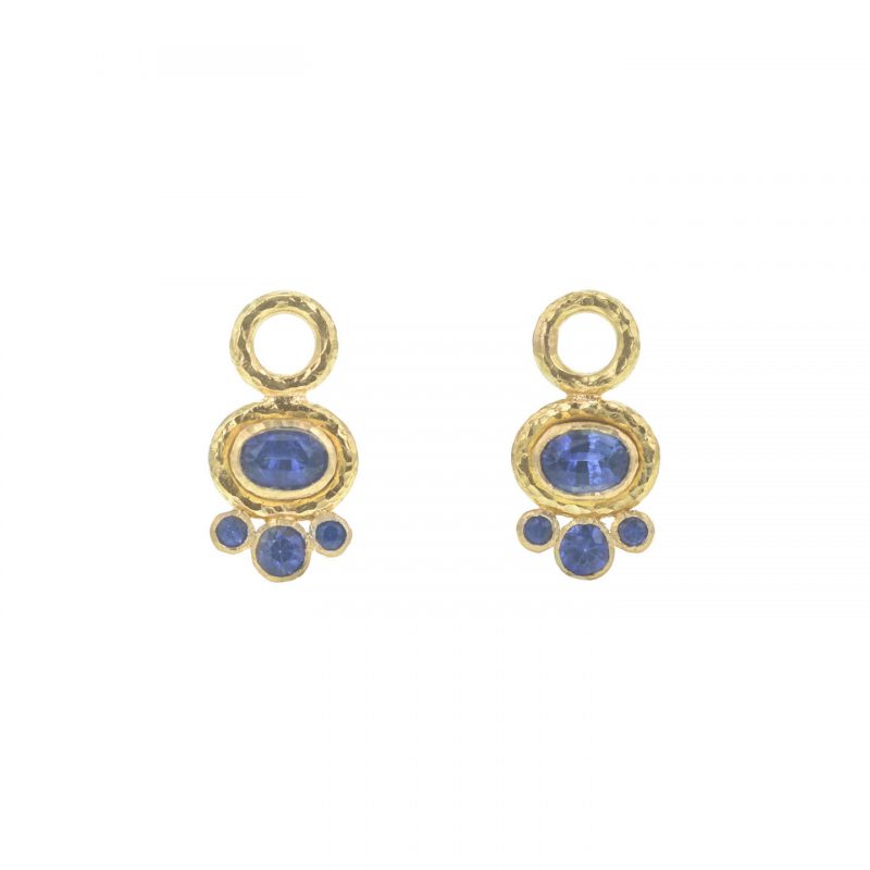 Elizabeth Locke Blue Sapphire Earring Charms