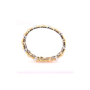 Bailey's Estate Italian Gold 'Piero Milano' Diamond Cuff Bracelet