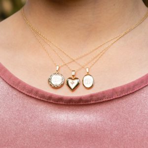Bailey's Children's Collection Gold Oval Locket Necklace