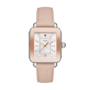Michele Deco Sport Two-Town Pink Gold Watch