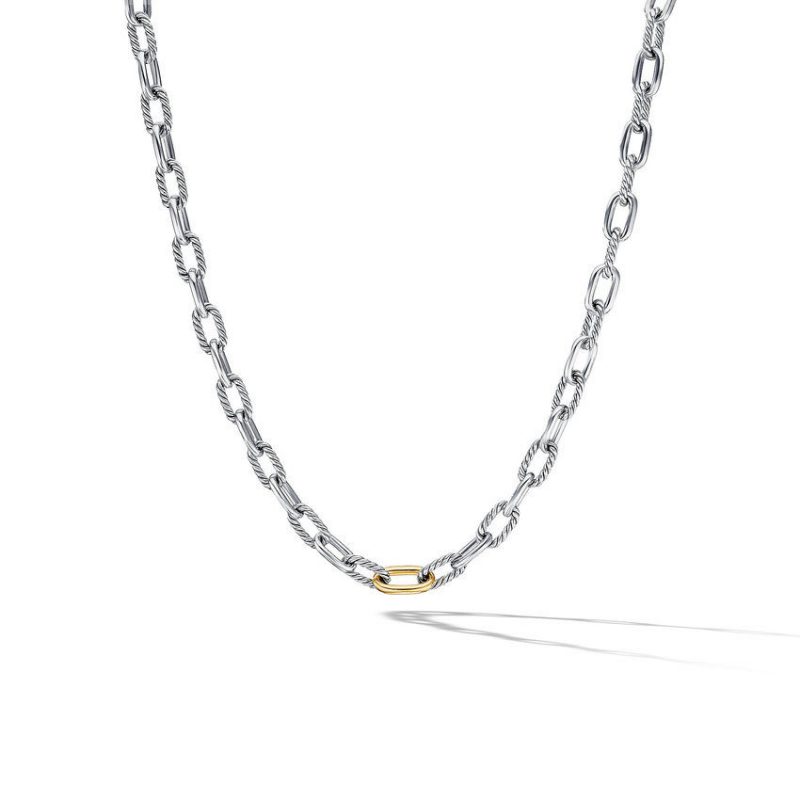 DY Madison� Chain Necklace with 18K Yellow Gold