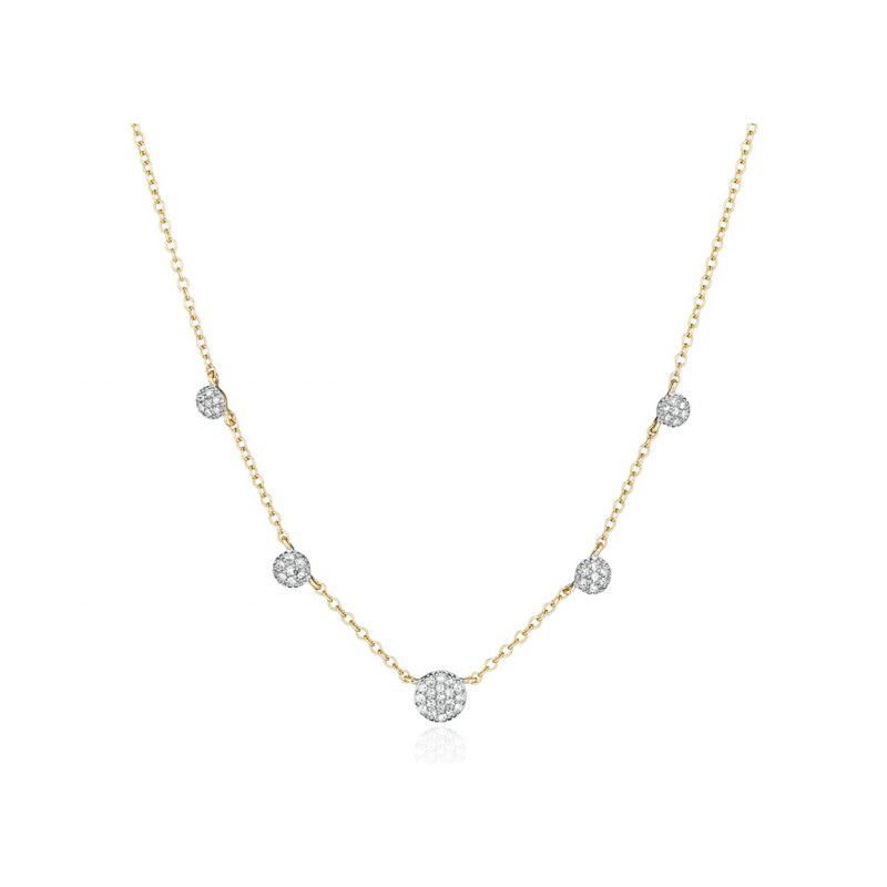 Phillips House Station Infinity Necklace in 14kt Yellow Gold