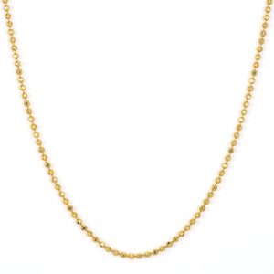 Three Stories Classic Small Beaded 18" Chain Necklace