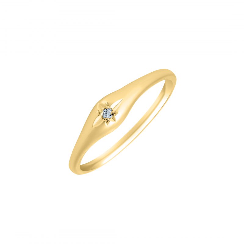 Bailey's Kids Collection Gold Diamond Ring