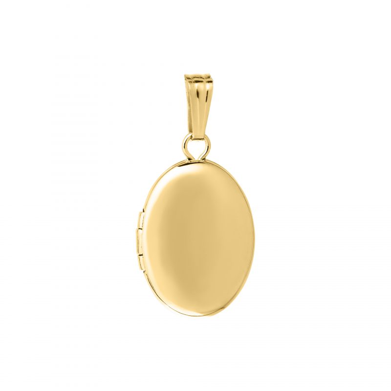 Bailey's Kids Collection Gold Oval Locket Necklace