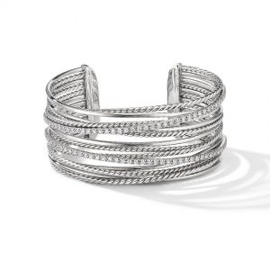 The Crossover Collection� Cuff Bracelet with Diamonds