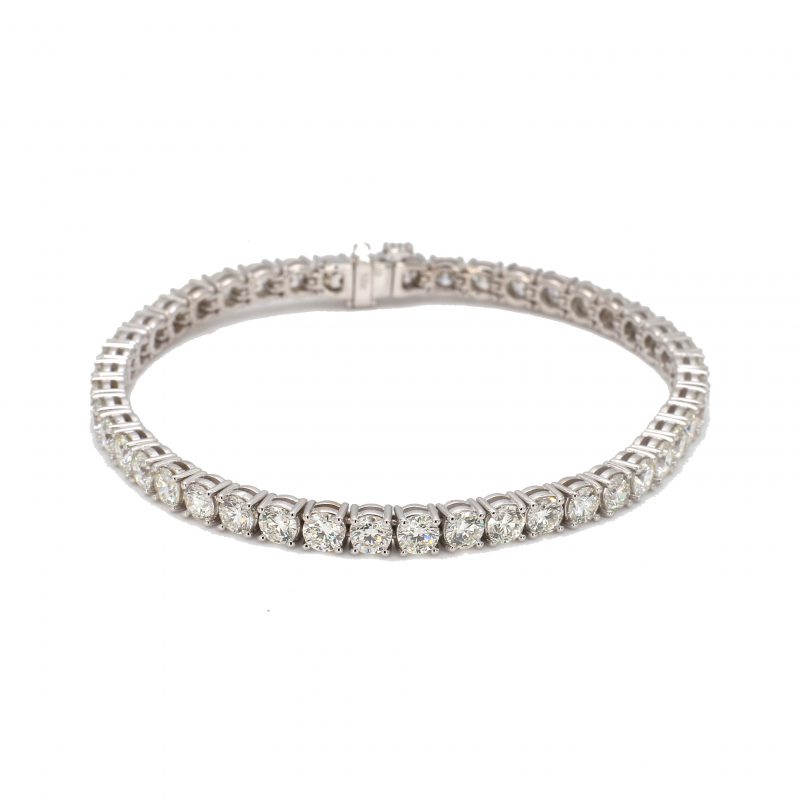 Round Cut Diamond Tennis Bracelet – Bailey's Fine Jewelry