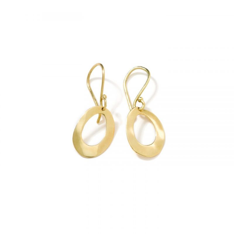 IPPOLITA Gold Glamazon Mini Open Oval Earrings