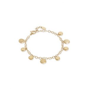 Marco Bicego Jaipur Collection Engraved and Polished Charm Bracelet