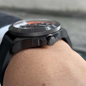 NORQAIN 41MM Adventure NEVEREST GMT Watch With Black and Orange