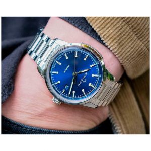 NORQAIN 42MM Freedom 60 Watch With Blue Dial