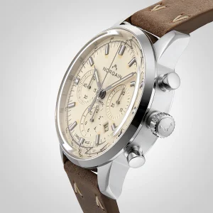 NORQAIN Freedom 60 Chronograph With Cream Dial Watch