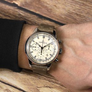 NORQAIN Freedom 60 Chronograph With Cream Dial Watch