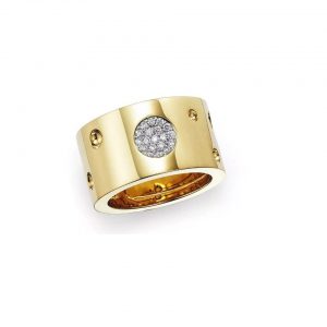 Roberto Coin Pois Moi Luna Wide Ring
