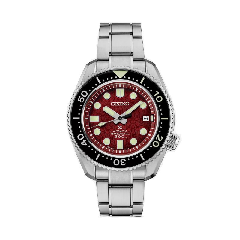 Seiko Luxe 44MM Prospex Seigaiha-Inspired . Special Edition Watch in  Burgundy – Bailey's Fine Jewelry