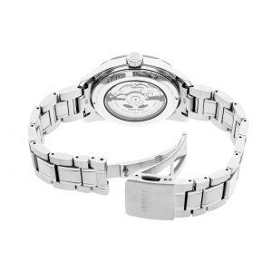 Seiko Luxe 39MM Presage Sharp-Edged Series Watch in White