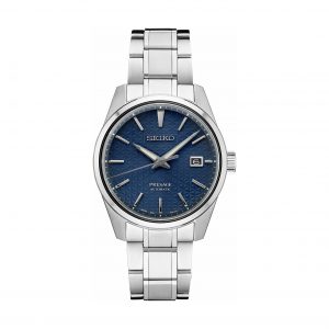 Seiko Presage 39MM Sharp-Edge Series Watch in Blue