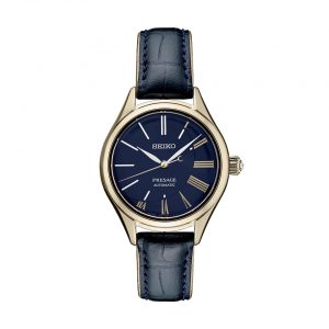 Seiko Presage 34MM Enamel Limited Edition Watch in Blue