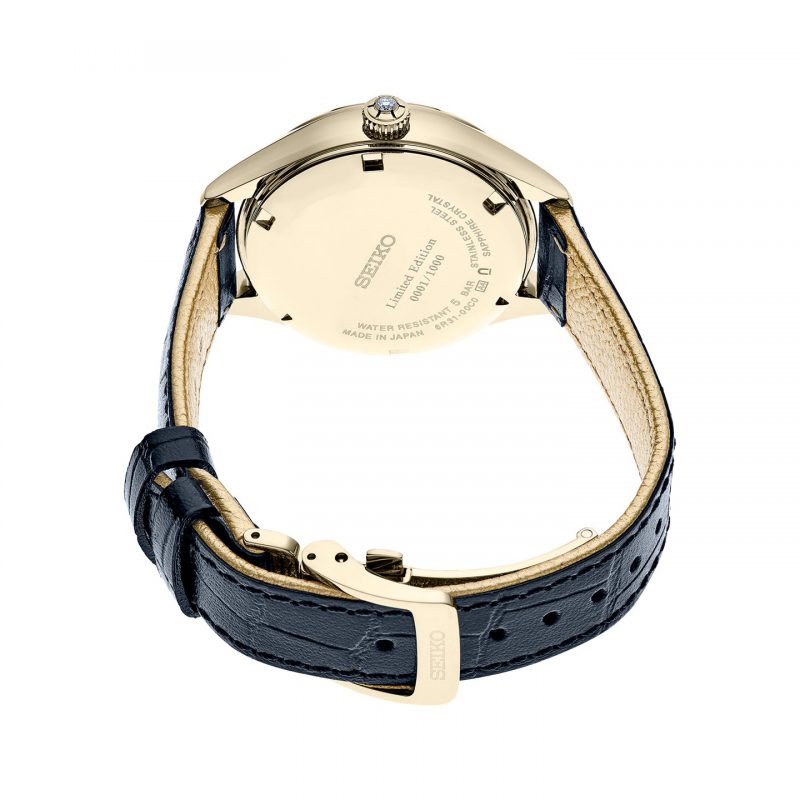 Seiko Luxe Presage 34MM Enamel Limited Edition Watch in Blue – Bailey's  Fine Jewelry